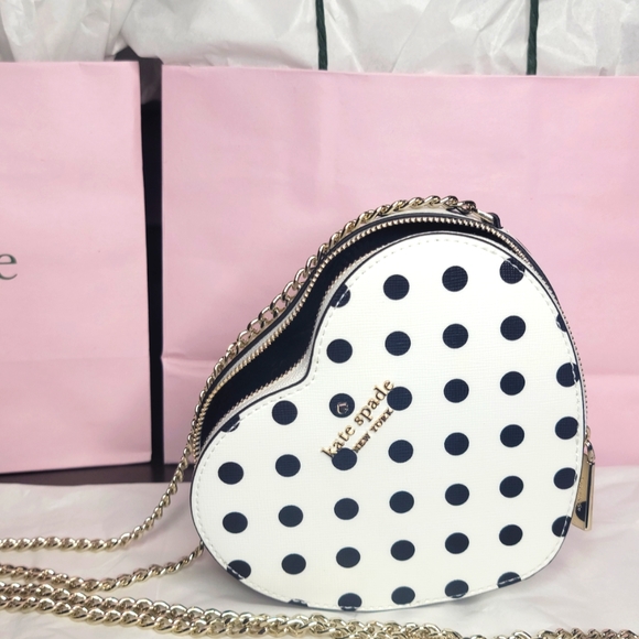 Kate spade mini heart crossbody Dot dot dot - Picture 8 of 16